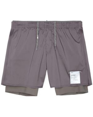 Satisfy Layered Performance Shorts - Grey