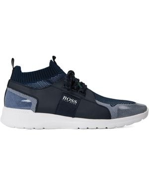 BOSS Color Block Casual Shoes - Blue