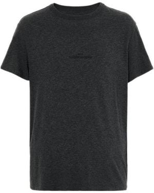 MAISON MARGIELA｜SHORT-SLEEVED ROUND NECK T-SHIRTS (S50G Maison Margiela T-shirt with logo - Black | S50GC0712M20060900