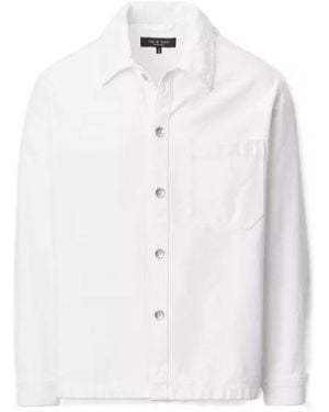 Rag & Bone Denim Shirt - White