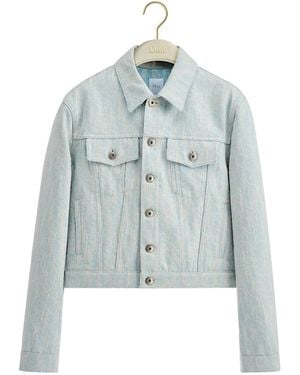 Dior Cropped Jacket - Blue