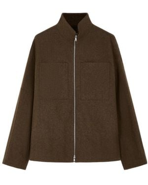Jil Sander Felted Jacket - Brown