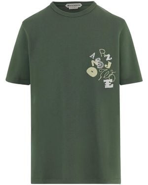 JW Anderson Crew Neck T-Shirt - Green