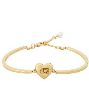 COACH Heart-Shaped Bracelet - White