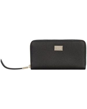 Tod's Logo Buckle Wallet - White