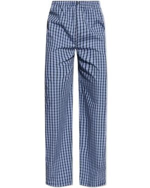 Vetements Plaid Pants - Blue