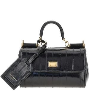 Dolce & Gabbana Mini Flap Shoulder Bag - Black