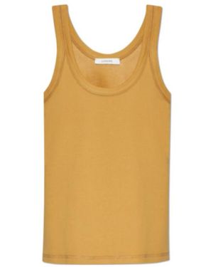 Lemaire Crewneck Sleeveless Top - Yellow