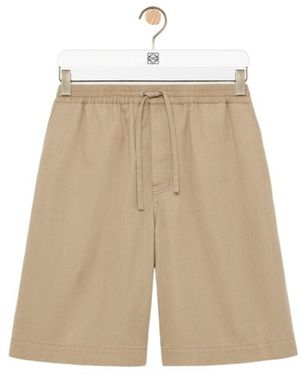 Loewe Drawstring Shorts - Natural