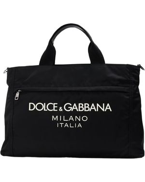Dolce & Gabbana Logo Travel Bag - Black