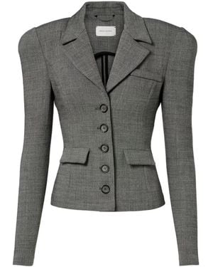 Magda Butrym Long-Sleeved Suit Jacket - Black