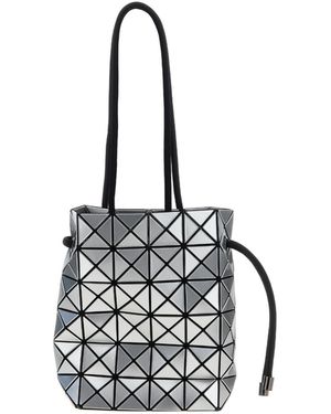 Issey Miyake Prism Drawstring Bucket Bag - White