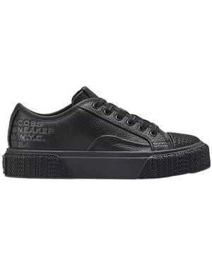 Marc Jacobs The Leather Trainers - Black