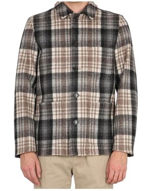Aspesi Check Casual Jacket - Multicolor