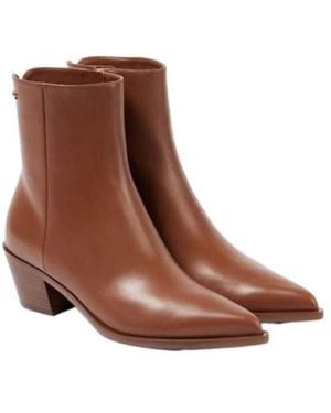 Gianvito Rossi Minimalist Ankle Boots - Brown