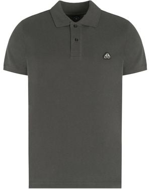 Moose Knuckles Short-Sleeved Polo Shirt - Green