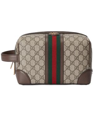 Gucci Savoy Toiletry Bag - Grey