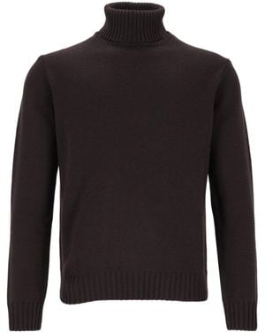 Al Duca d'Aosta Crewneck Jumper - Black