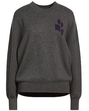 Isabel Marant Solid Color Long-Sleeve Knit - Gray
