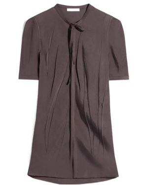 Lemaire Creased Blouse - Purple