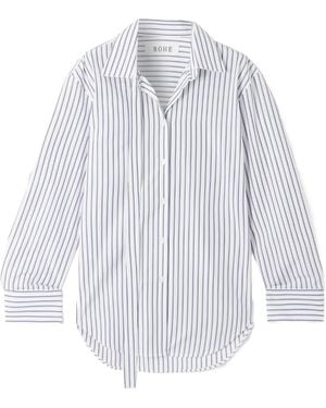 Rohe Fitted Wool Shirt - White