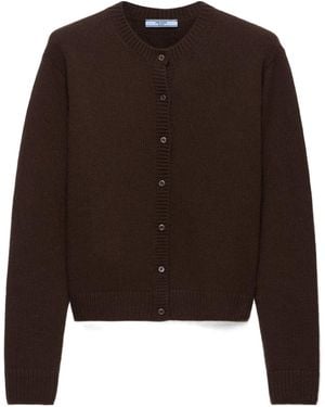 Prada Cashmere Cardigan - Brown