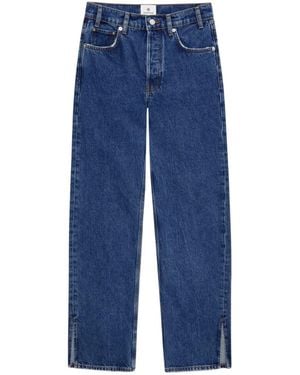 Anine Bing Belt Loop Jeans - Blue