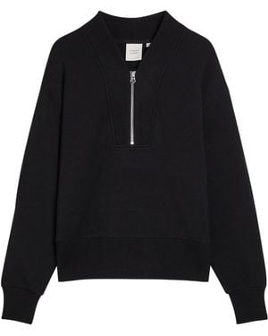 Varley Half-Zip Viscose Sweatshirt - Black