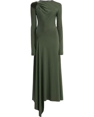 dark green grad dresses A Line V Neck Dark Green Long Prom Dresses, Dark Green Long Formal Graduation Dresses, US 12 / Green as Pics / With Rush+$19.99 main image 0