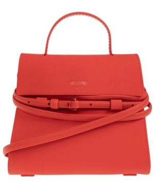 Moschino Top-Handle Tote Bag - Red