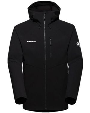 Mammut Logo-Print Hooded Jacket - Black