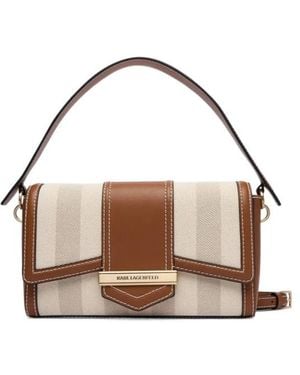 KARL LAGERFELD Flap Shoulder Bag - Metallic
