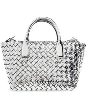 Bottega Veneta Woven Handbag - Metallic