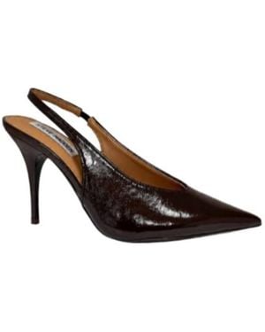Steve Madden Pointed-Toe High-Heeled Sandals - Brown
