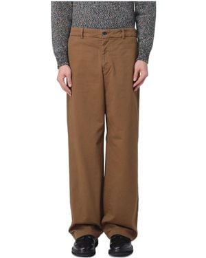 Barena Straight-Leg Casual Trousers - Brown