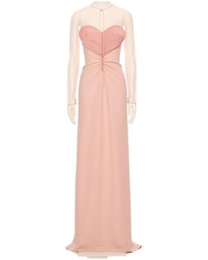 Valentino Pleated Dress - Pink