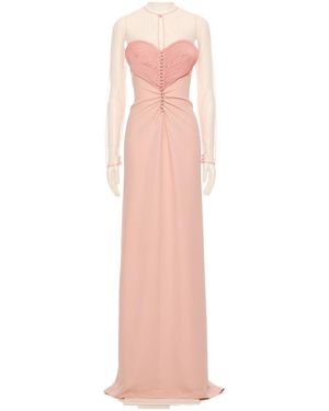 Valentino Pleated Dress - Pink