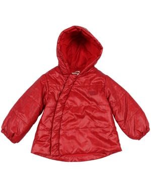 Fendi Ff Logo Padded Jacket - Red