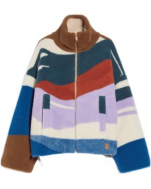 Weekend by Maxmara Long-Sleeved Casual Jacket - Blue