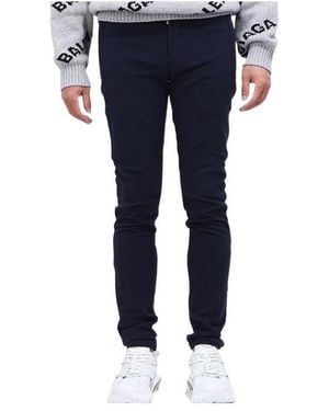 Balmain Belt Loops Jeans - Blue