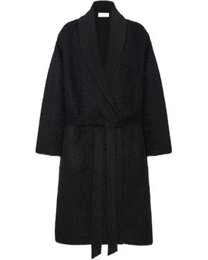 The Row Aneta Wool Alpaca Coat - Black