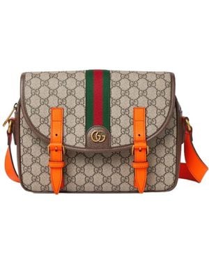 Gucci Ophidia Gg Crossbody Bag - Red