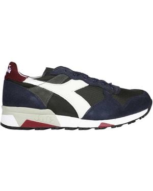Diadora Retro Nylon Low-Top Trainers - Blue