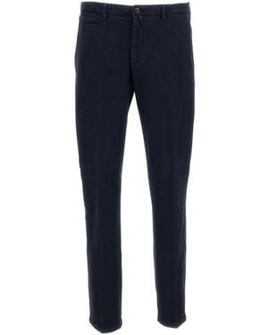 Briglia 1949 Casual Pants With Belt Loops - Blue