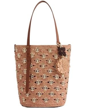 Rabanne Rabanne Signature 1969 Discs Large Bucket Bag - Brown