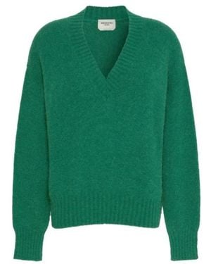 Weekend by Maxmara V-Neck Alpaca Sweater - Green
