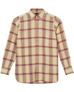 Drake's Long Sleeve Shirt - Natural