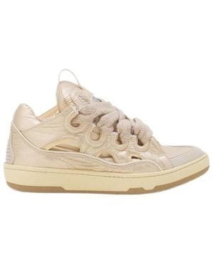 Lanvin Curb Sneakers - Natural