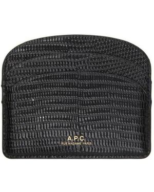 A.P.C. Logo Wallet - Black