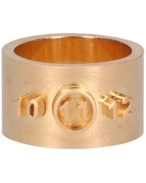 Maison Margiela Signature Number Chunky Ring - Natural